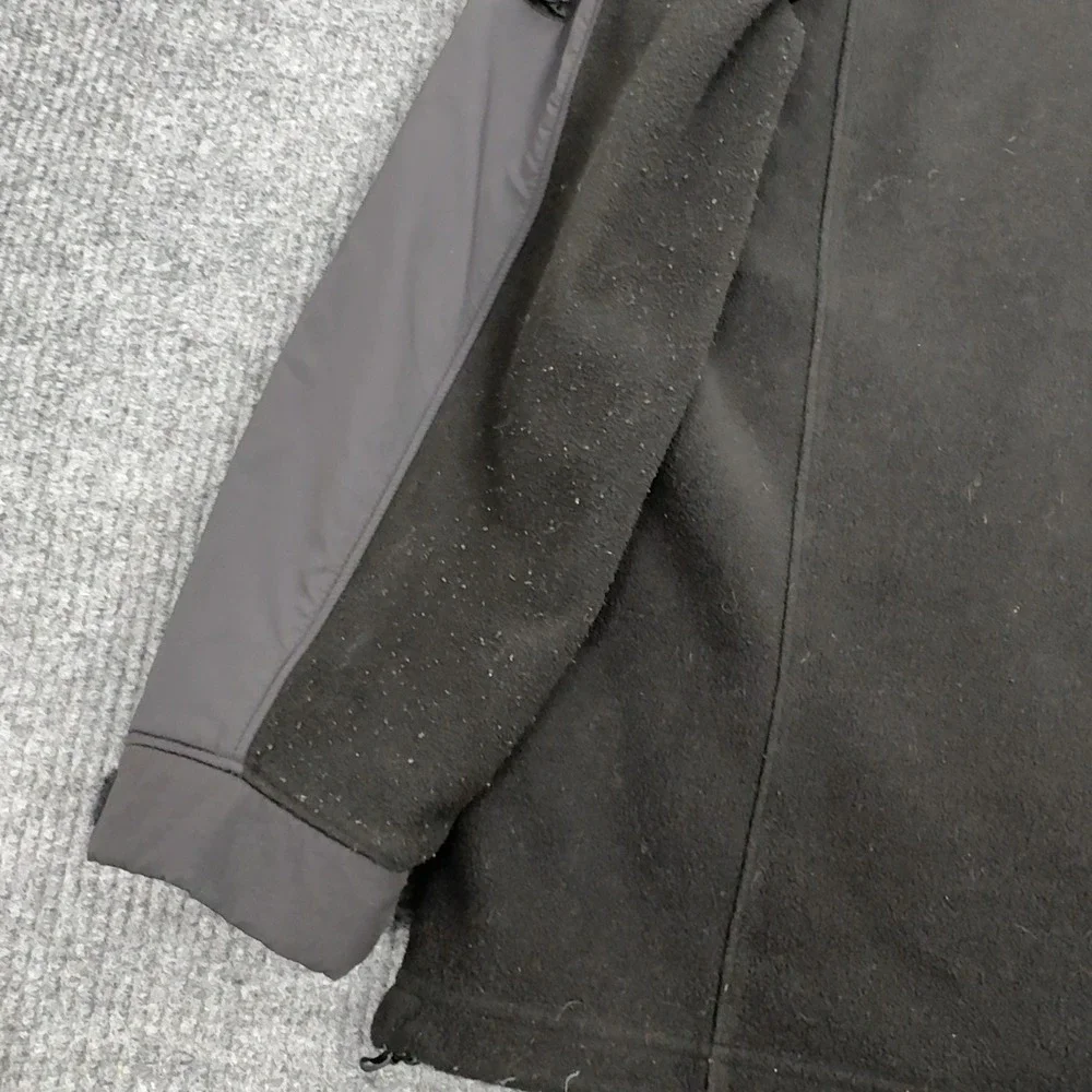 Polo Ralph Lauren Jacket Mens XL Black Polyester Nylon Full Zip Mock Neck Style‎